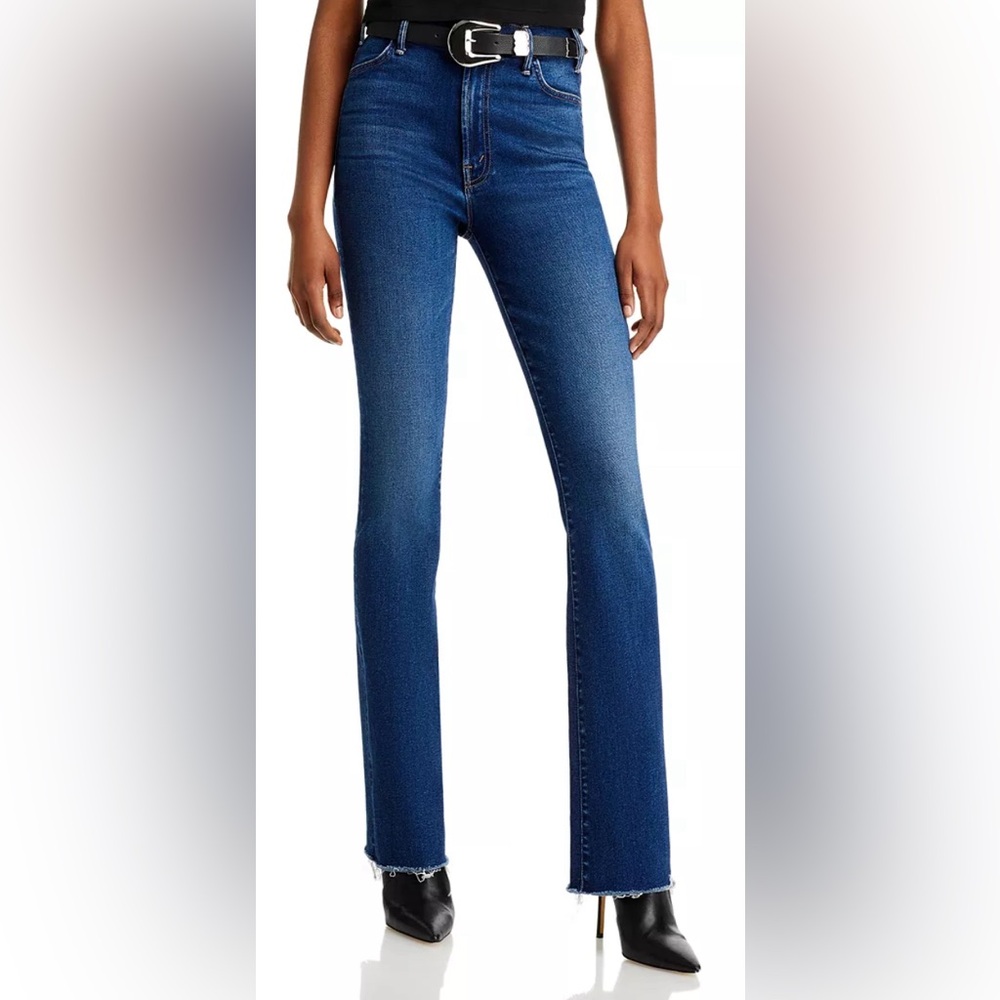 MOTHER
The Hustler Heel Fray Jeans in Yakkity Yak 31